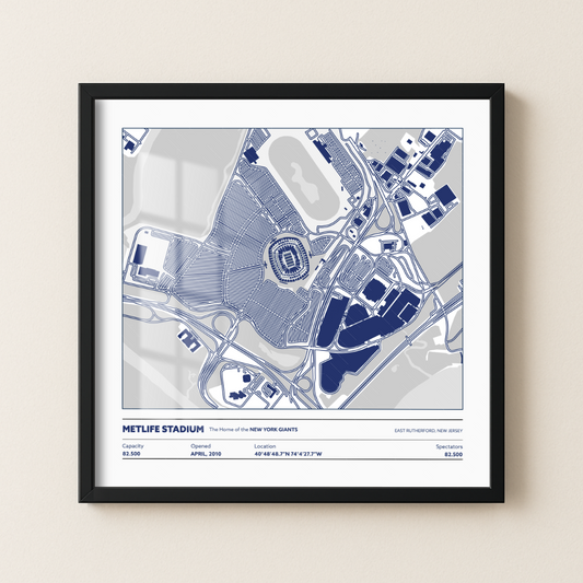Metlife Soccer Stadium - City Map Light