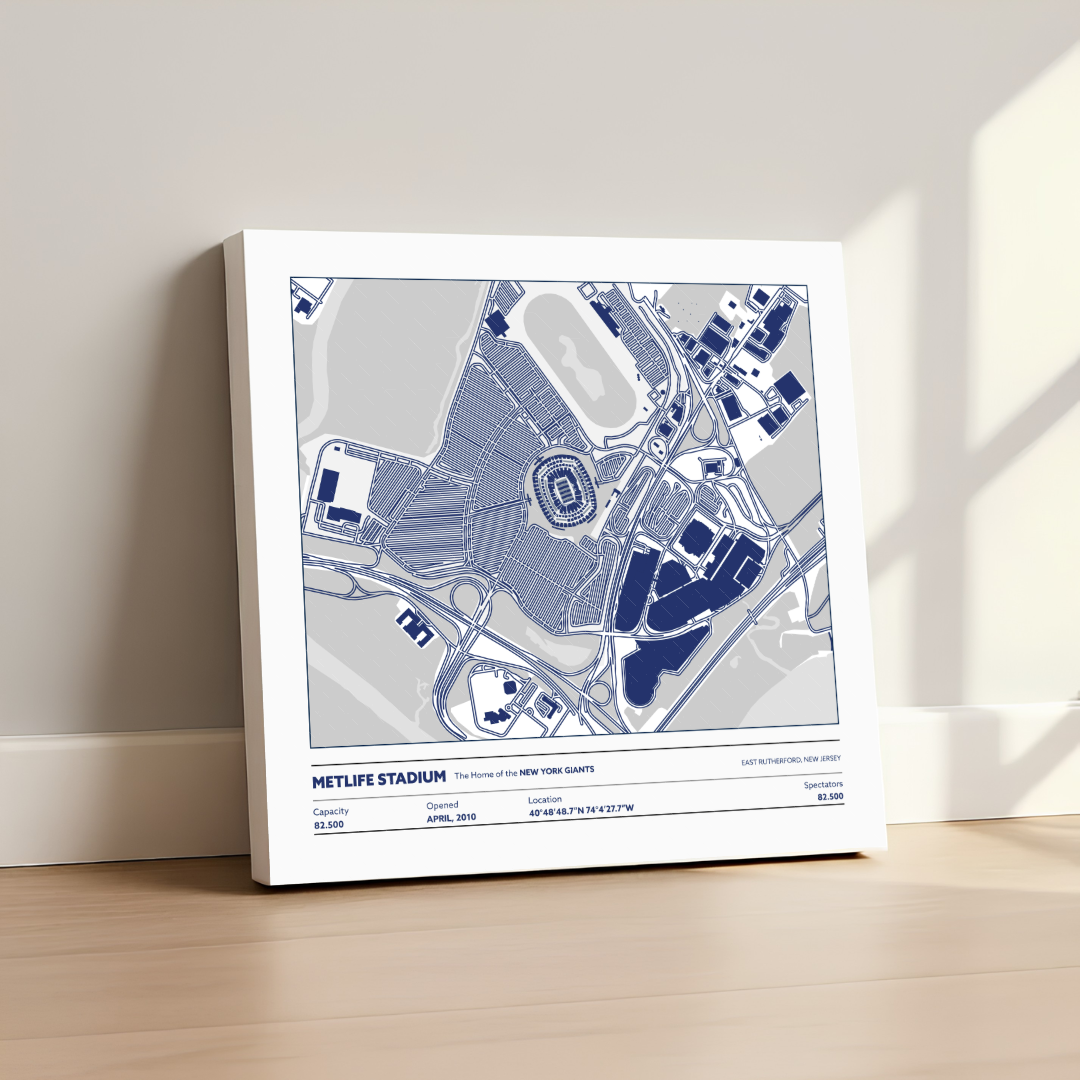 Metlife Soccer Stadium - City Map Light