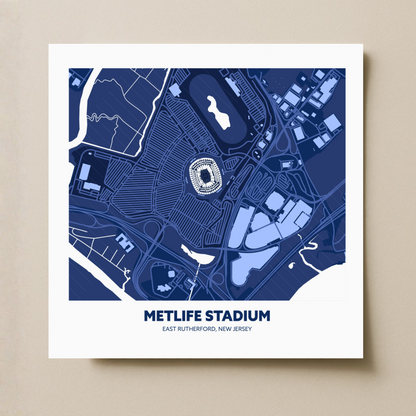 Metlife Soccer Stadium - City Map Dark