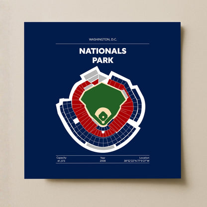 Nationals Park Stadium - Green Field Dark