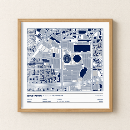 NRG Soccer Stadium - City Map Light