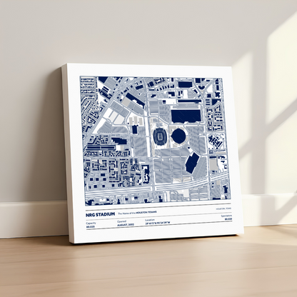 NRG Soccer Stadium - City Map Light