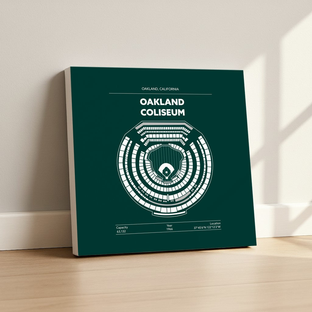 Oakland Coliseum Stadium - Classic Dark