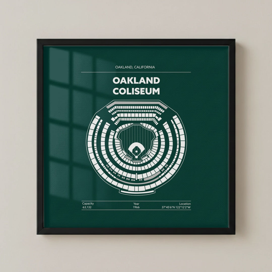 Oakland Coliseum Stadium - Classic Dark