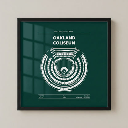 Oakland Coliseum Stadium - Classic Dark