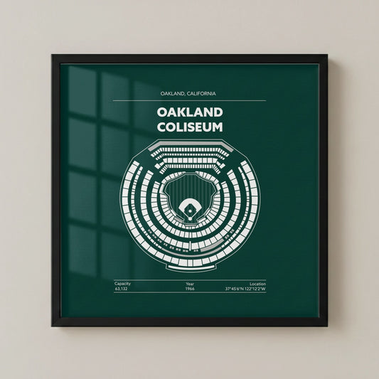 Oakland Coliseum Stadium - Classic Dark