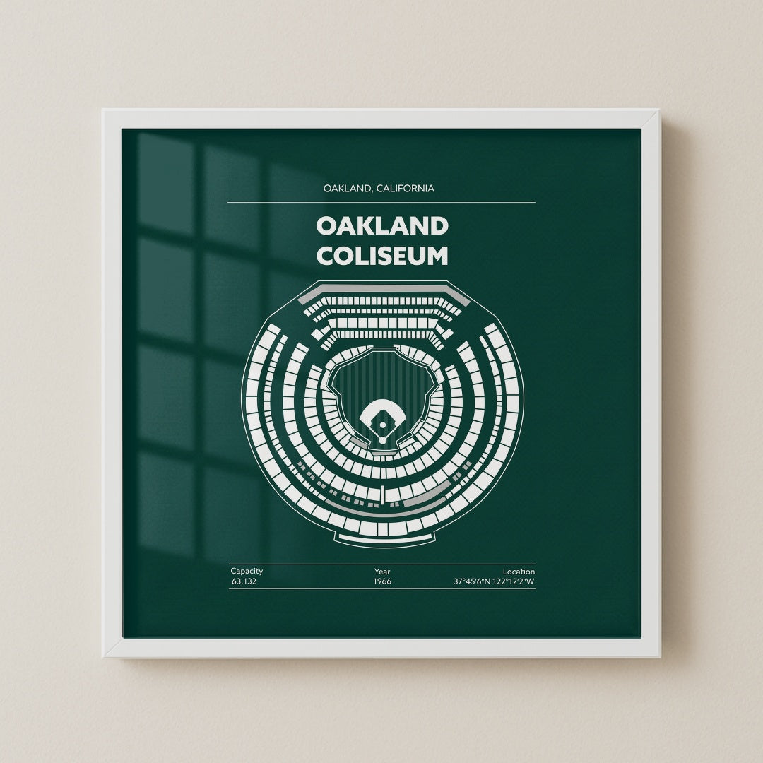 Oakland Coliseum Stadium - Classic Dark