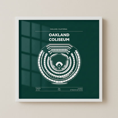 Oakland Coliseum Stadium - Classic Dark
