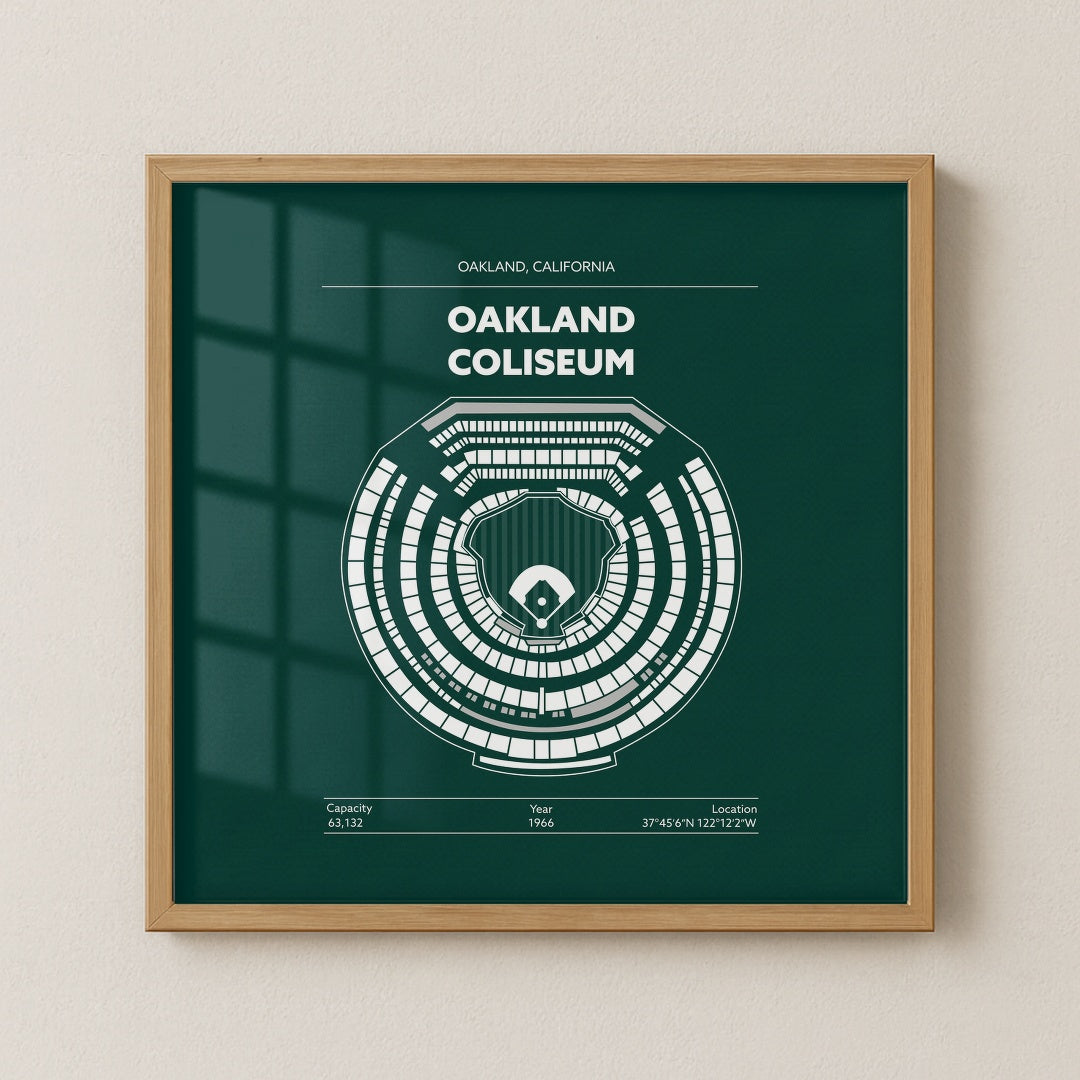 Oakland Coliseum Stadium - Classic Dark