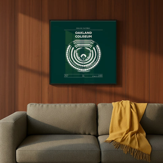 Oakland Coliseum Stadium - Classic Dark
