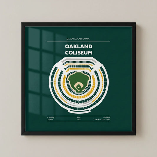 Oakland Coliseum Stadium - Signature Dark