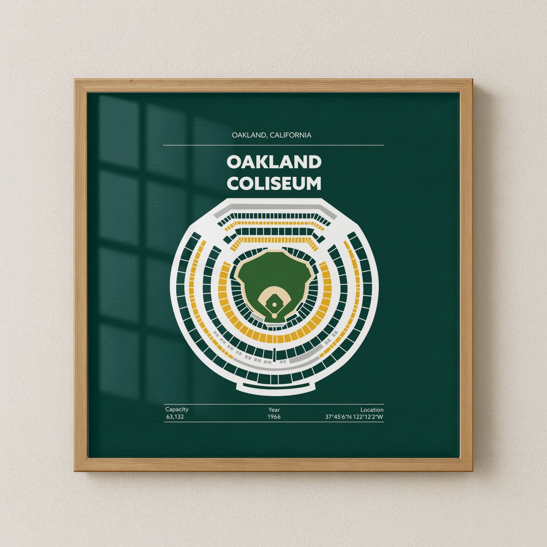 Oakland Coliseum Stadium - Signature Dark