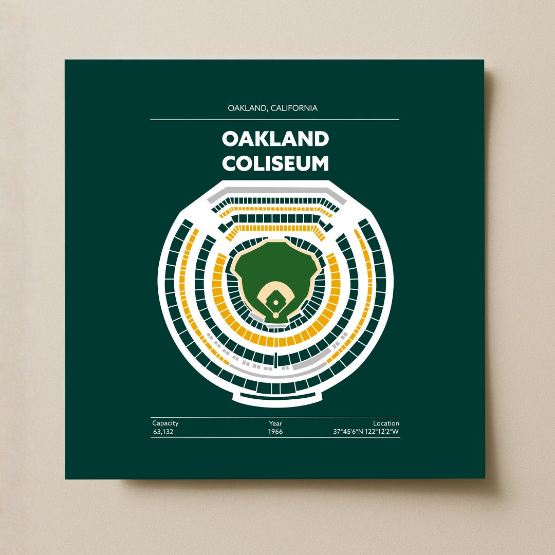 Oakland Coliseum Stadium - Signature Dark
