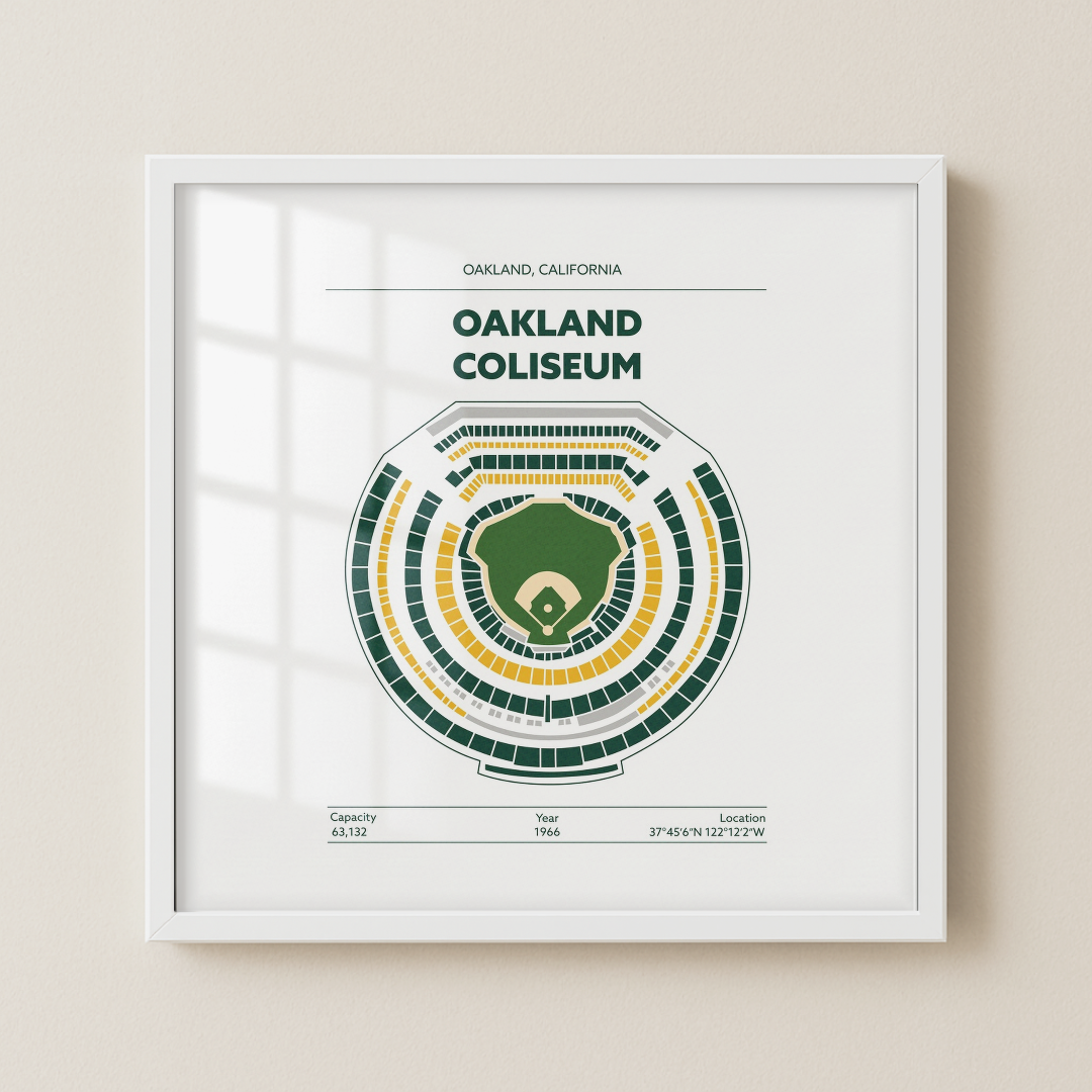 Oakland Coliseum Stadium - Green Field Light