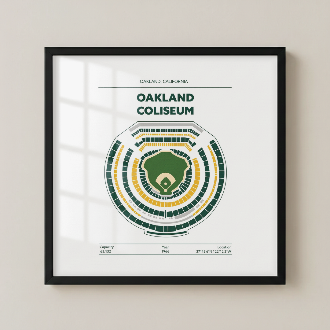 Oakland Coliseum Stadium - Green Field Light