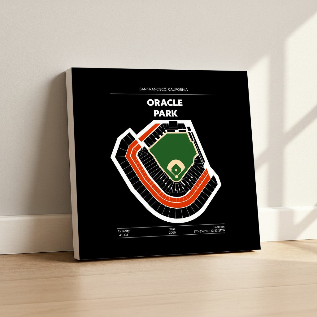 Oracle Park Stadium - Green Field Dark