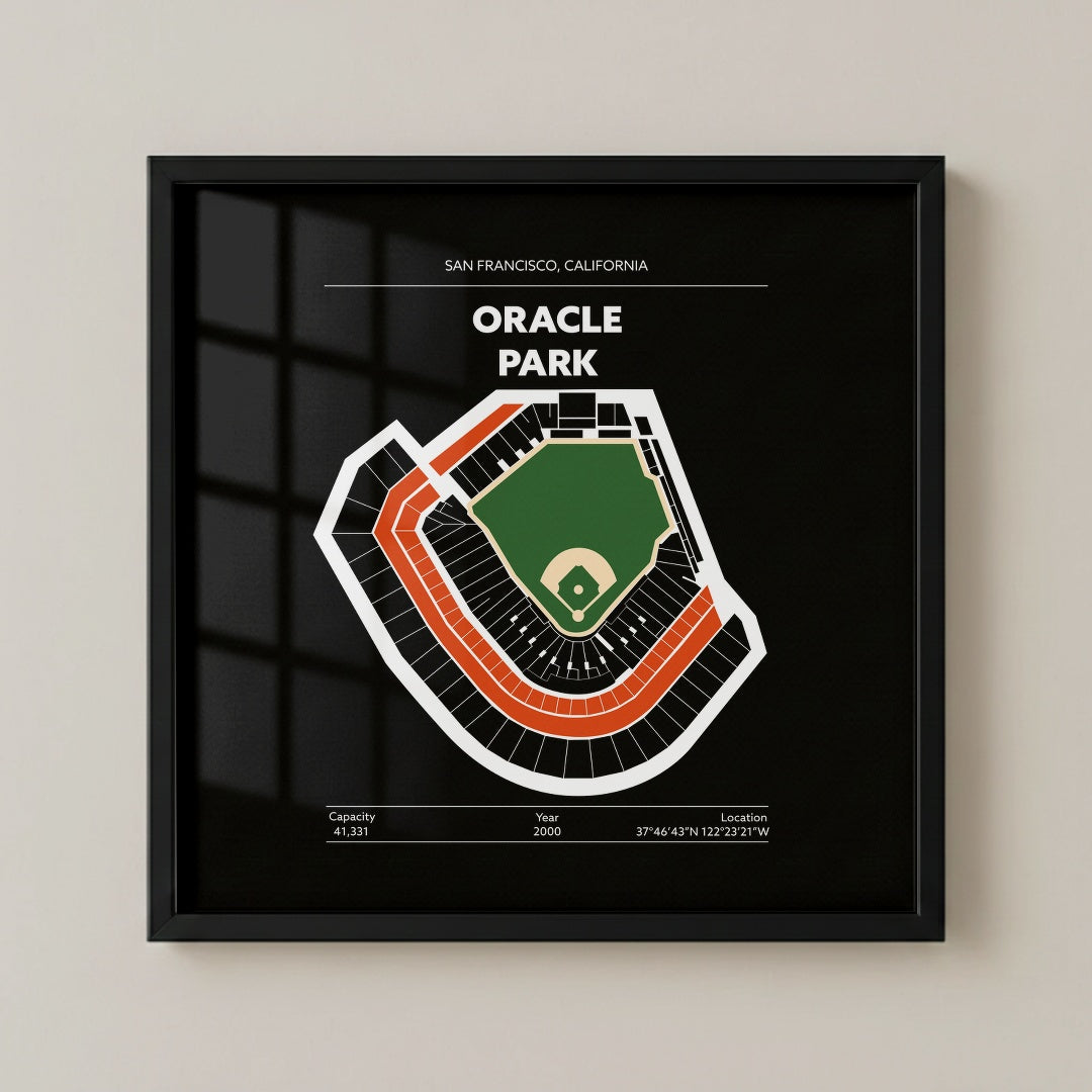 Oracle Park Stadium - Green Field Dark