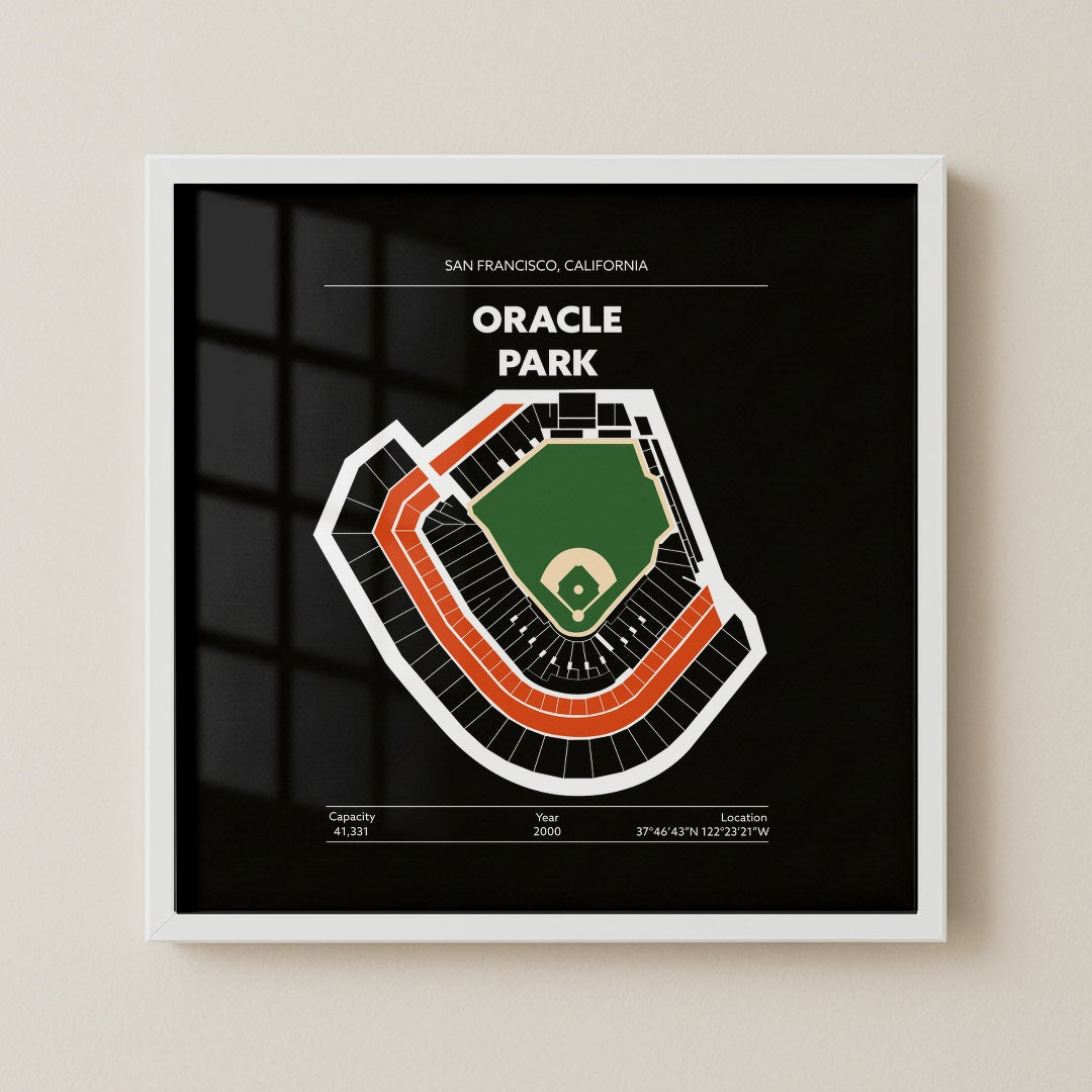 Oracle Park Stadium - Green Field Dark