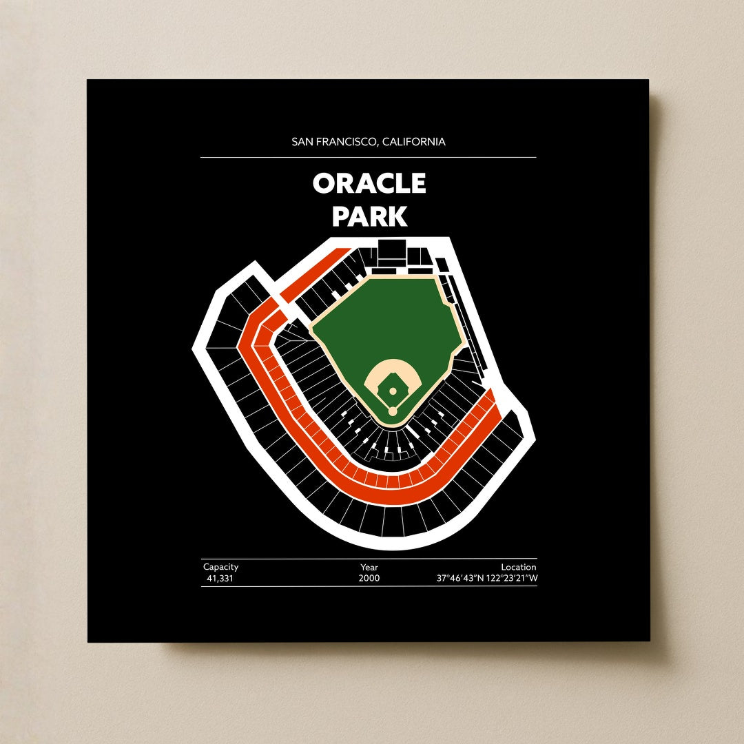 Oracle Park Stadium - Green Field Dark