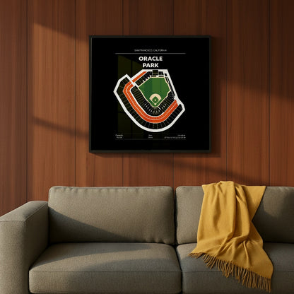 Oracle Park Stadium - Green Field Dark