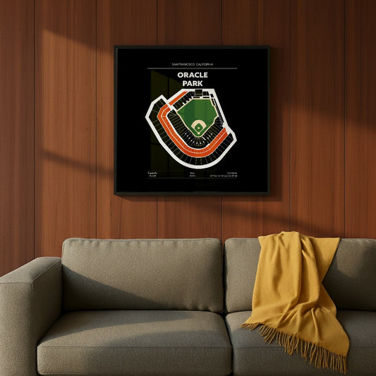 Oracle Park Stadium - Green Field Dark