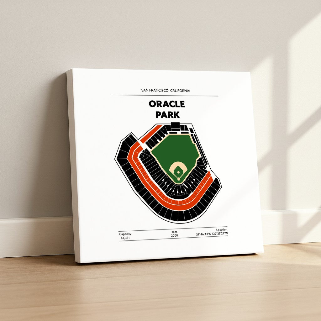 Oracle Park Stadium - Green Field Dark