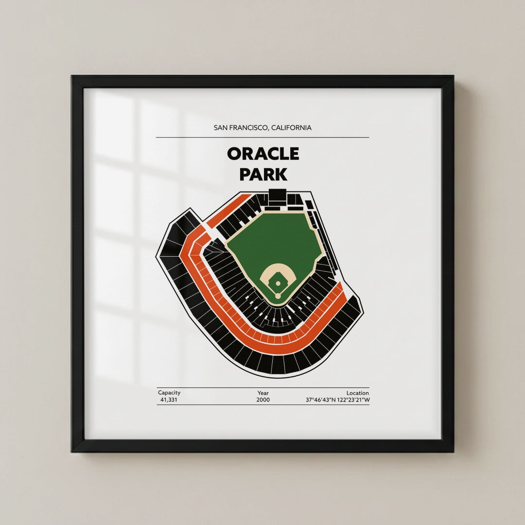Oracle Park Stadium - Green Field Dark