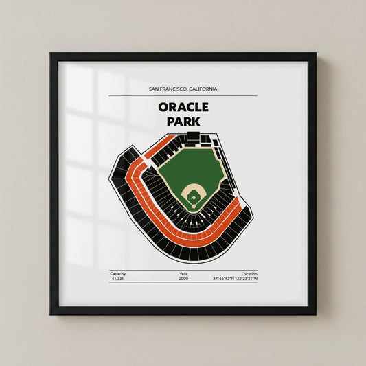 Oracle Park Stadium - Green Field Dark