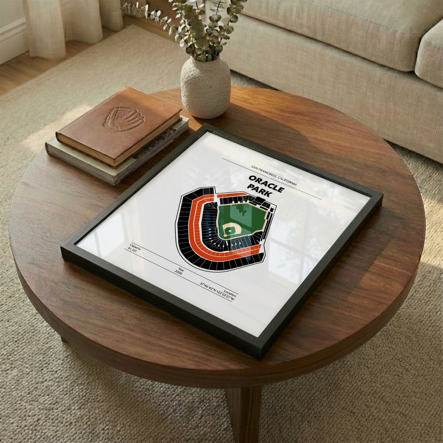 Oracle Park Stadium - Green Field Dark