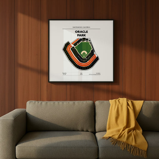 Oracle Park Stadium - Green Field Dark