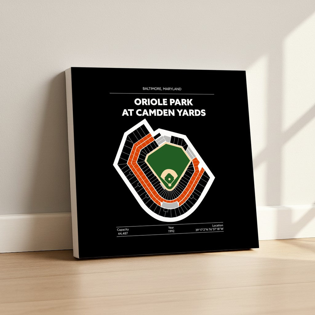 Oriole Park at Camden Yards Stadium - Green Field Dark