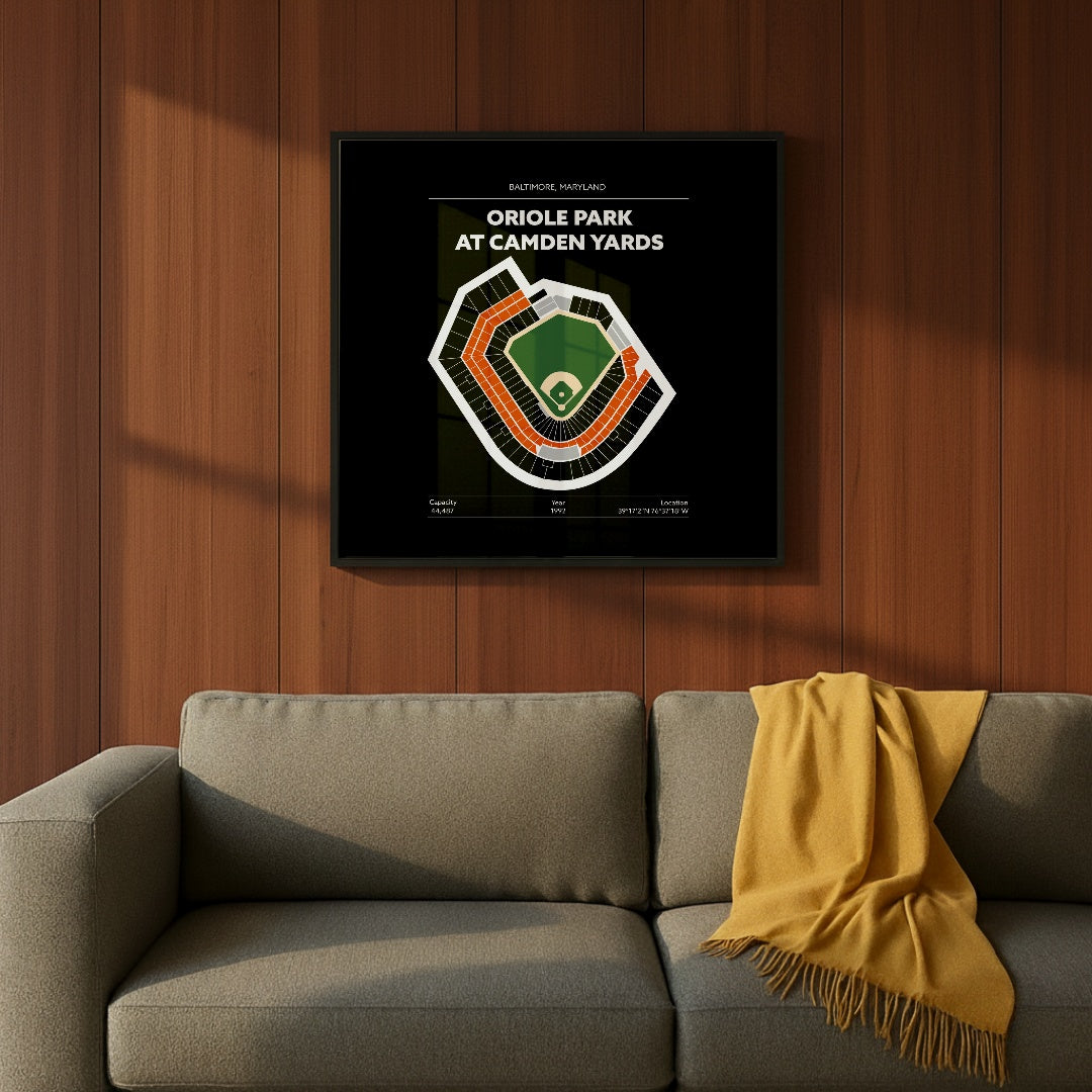 Oriole Park at Camden Yards Stadium - Green Field Dark