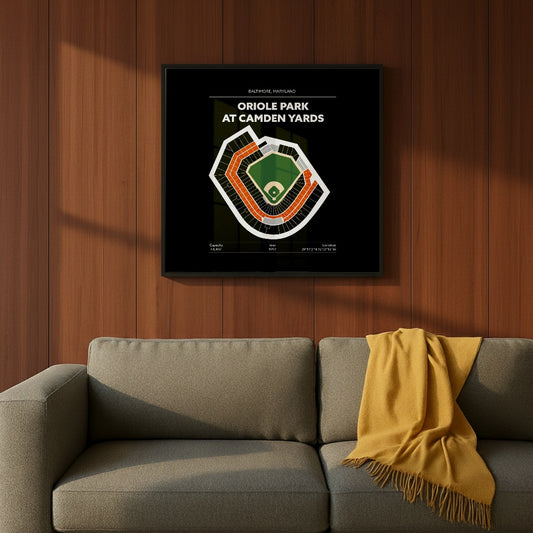 Oriole Park at Camden Yards Stadium - Green Field Dark