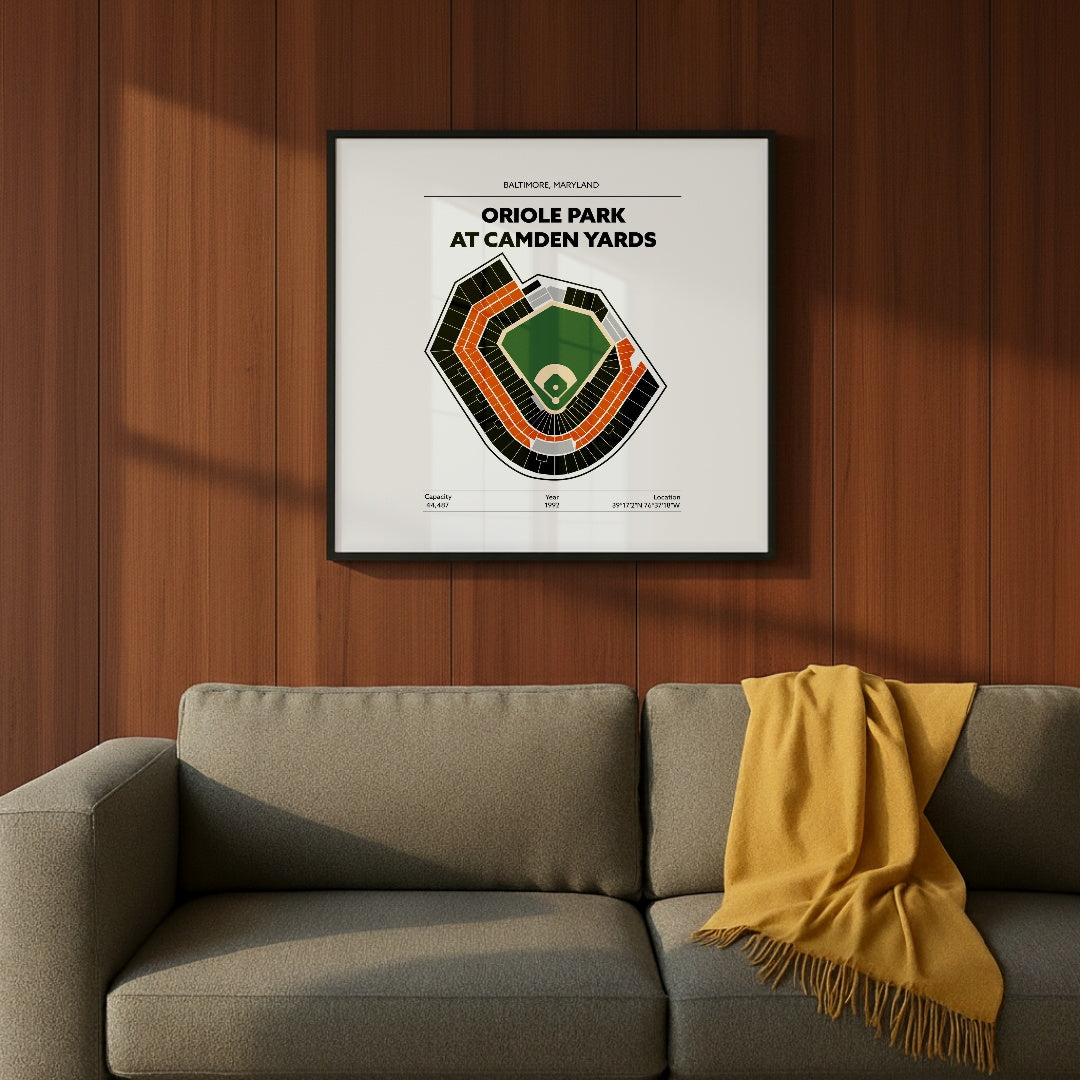 Oriole Park at Camden Yards Stadium - Green Field Light