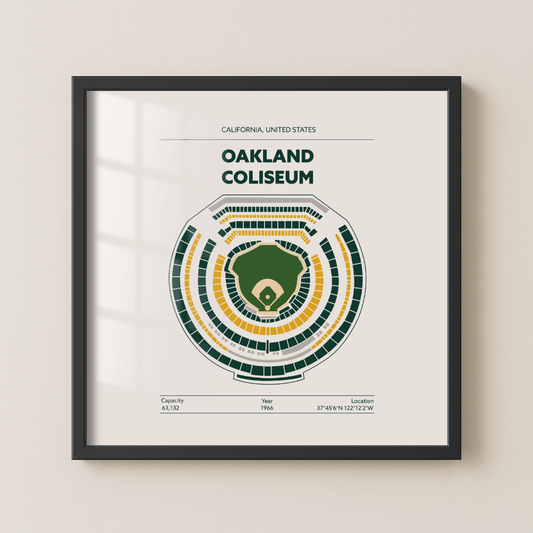 Oakland Coliseum - Signature Minimal