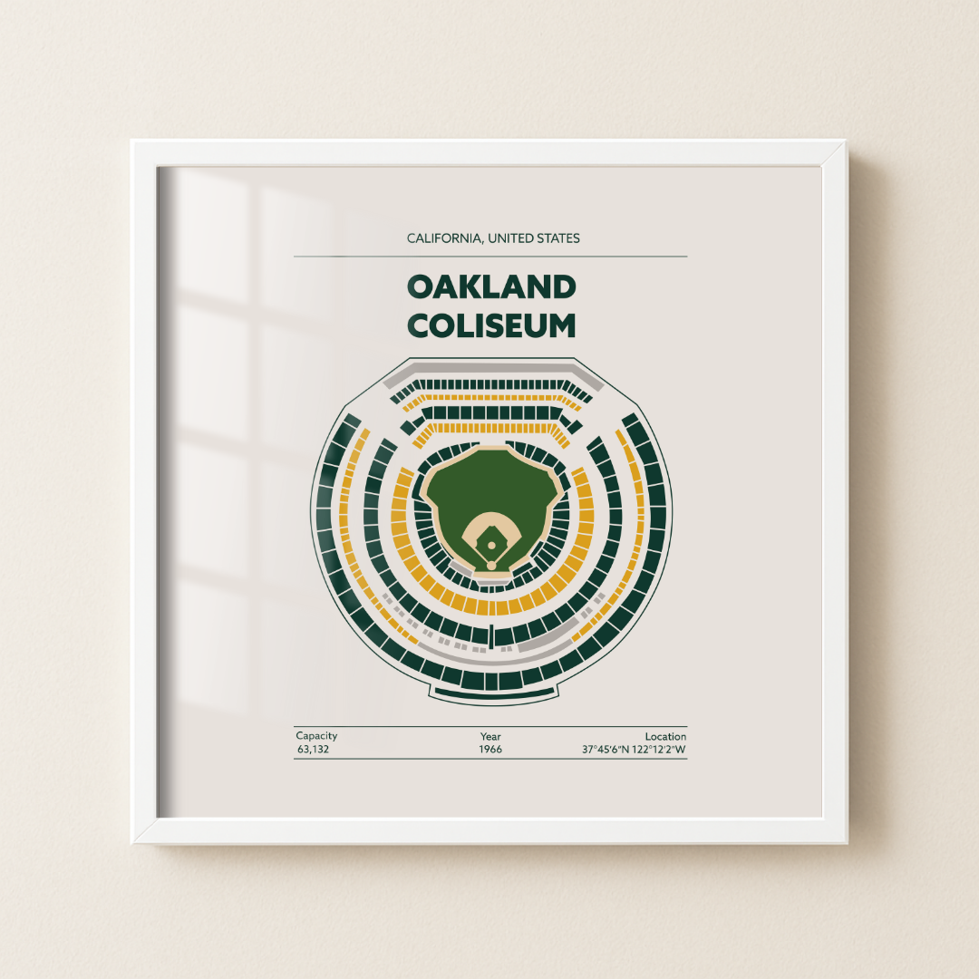 Oakland Coliseum - Signature Minimal