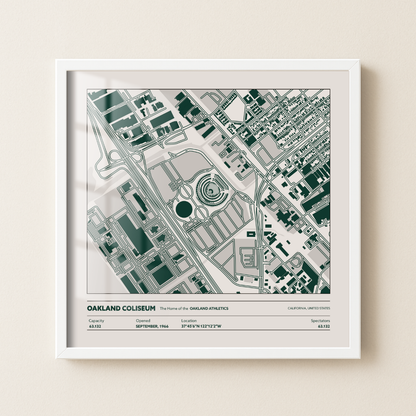 Oakland Coliseum - Aerial Detailed