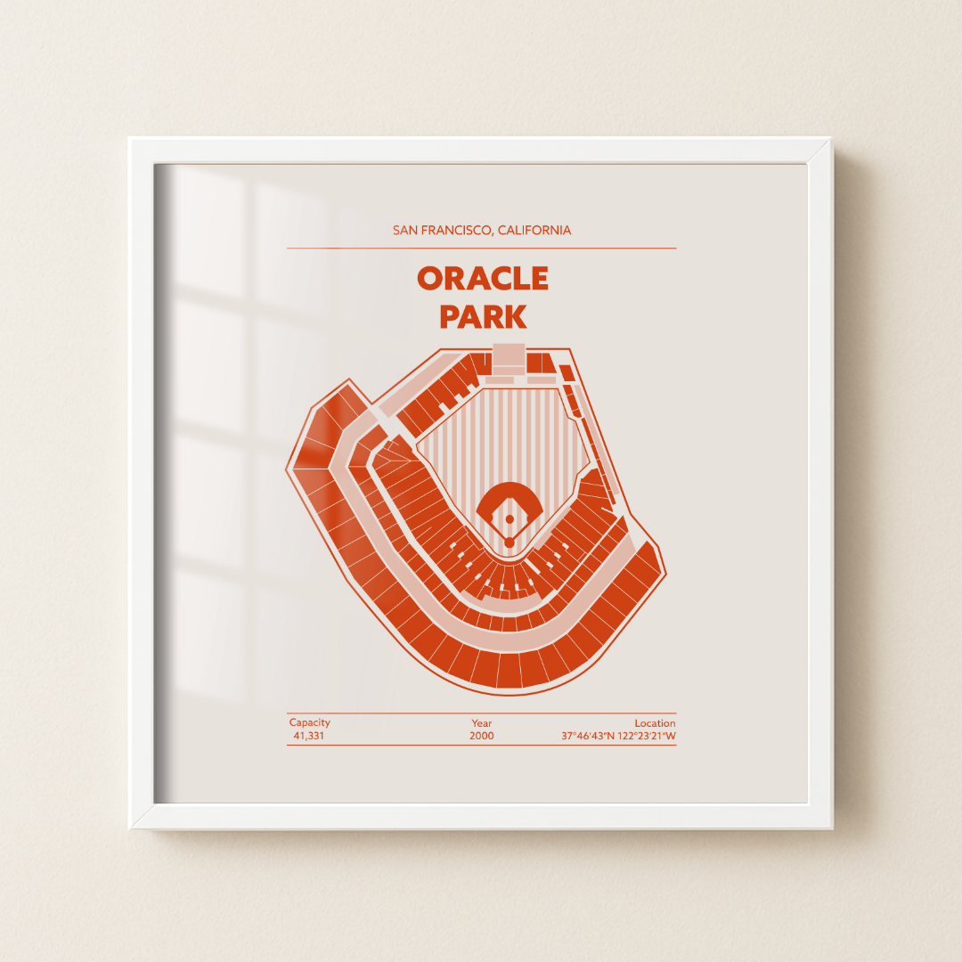 Oracle Park Stadium - Signature Minimal