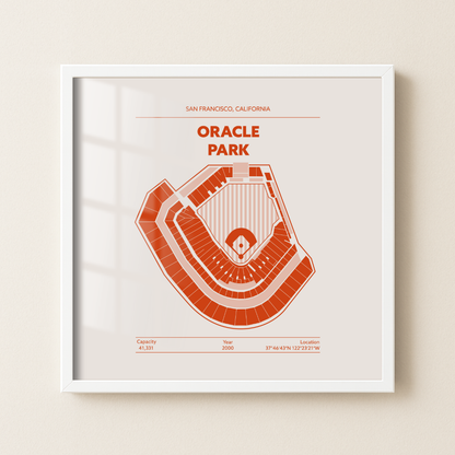 Oracle Park Stadium - Signature Minimal