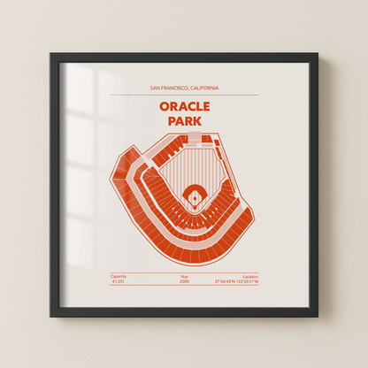 Oracle Park Stadium - Signature Minimal