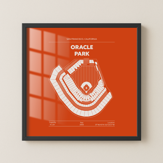 ORACLE PARK STADIUM Signature - Detailed