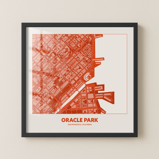 ORACLE PARK STADIUM Aerial - Minimal