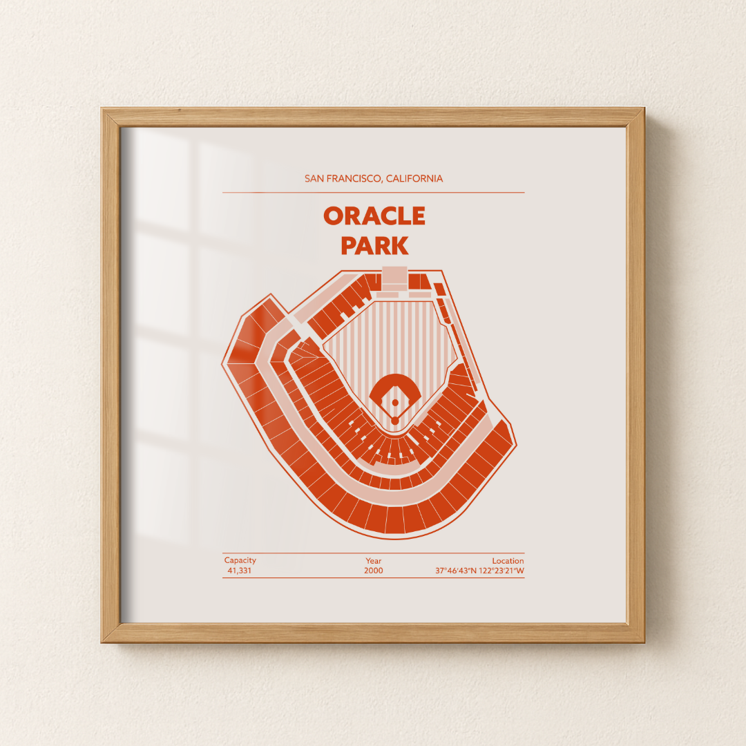 Oracle Park Stadium - Signature Minimal