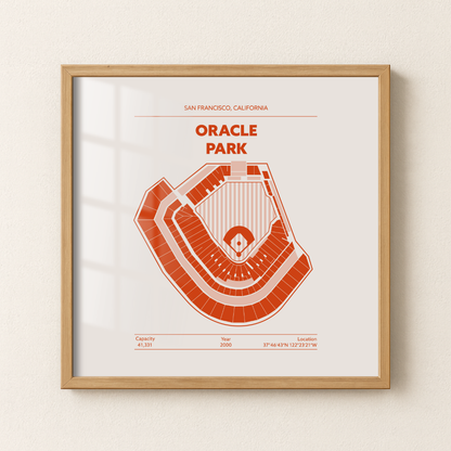 Oracle Park Stadium - Signature Minimal