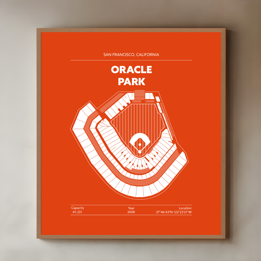 ORACLE PARK STADIUM Signature - Detailed