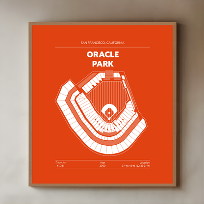 ORACLE PARK STADIUM Signature - Detailed