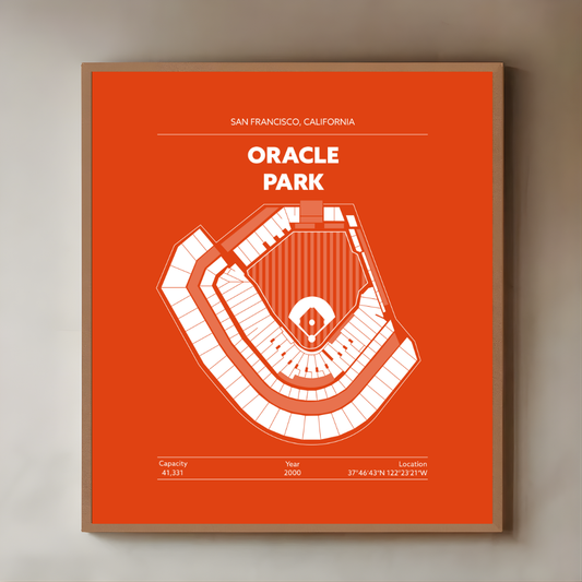 ORACLE PARK STADIUM Signature - Detailed