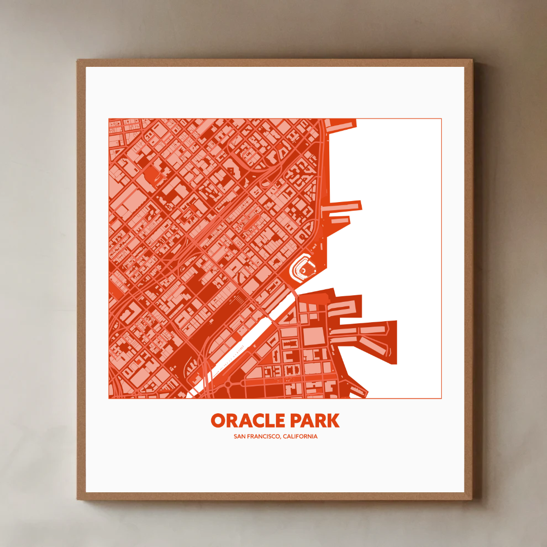 ORACLE PARK STADIUM Aerial - Minimal