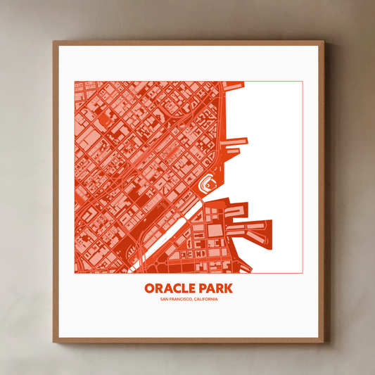 ORACLE PARK STADIUM Aerial - Minimal