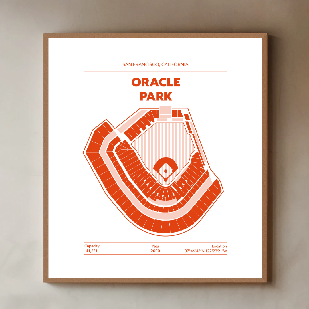 ORACLE PARK STADIUM Signature - Minimal